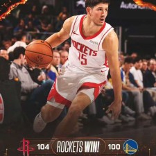 Reed Shepard brille pour les Rockets, les Warriors s'inclinent suite à la blessure de Curry